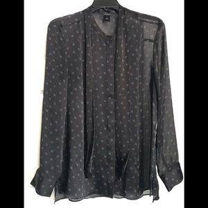 Ann Taylor Women’s Black, Size M blouse, shirt